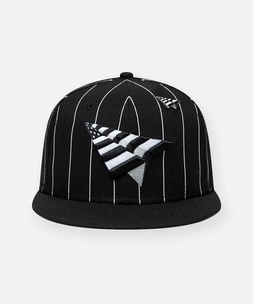 PAPER PLANES Original Crown Pinstripe Snapback - Gravity NYC