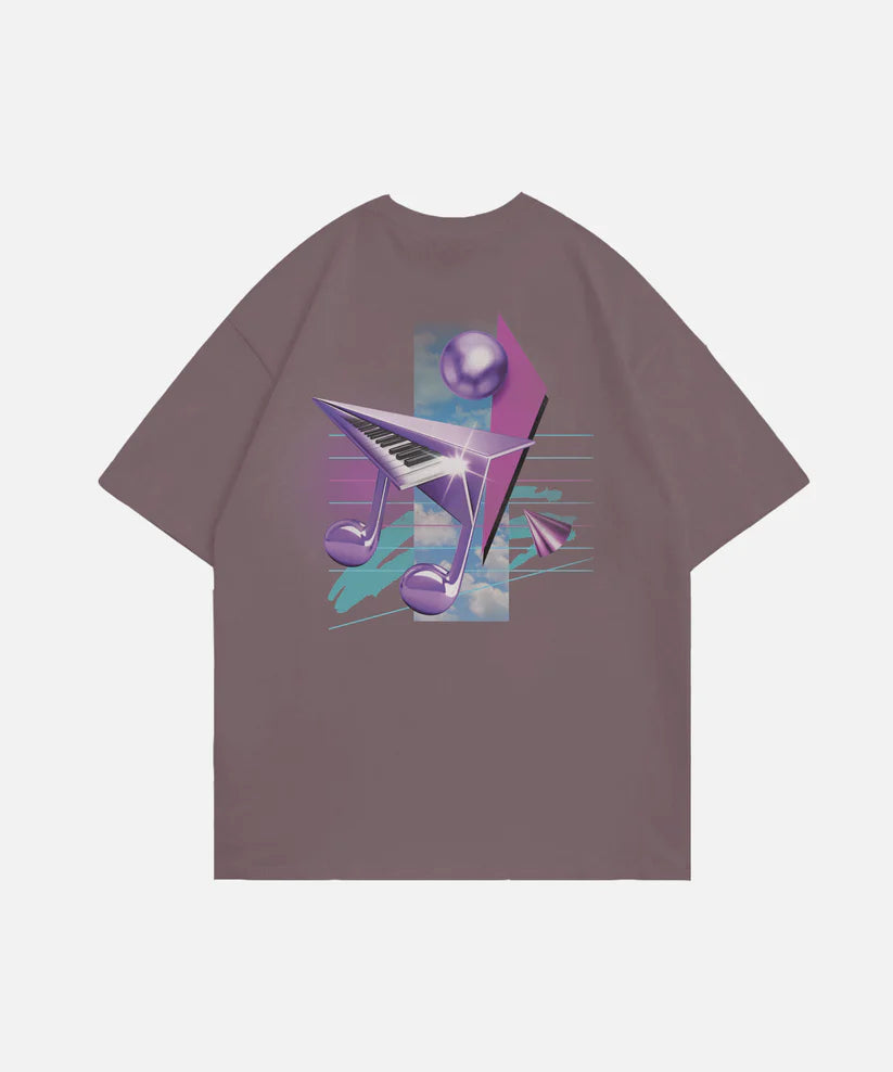 PAPER PLANES Pianos Heavyweight Tee - Gravity NYC