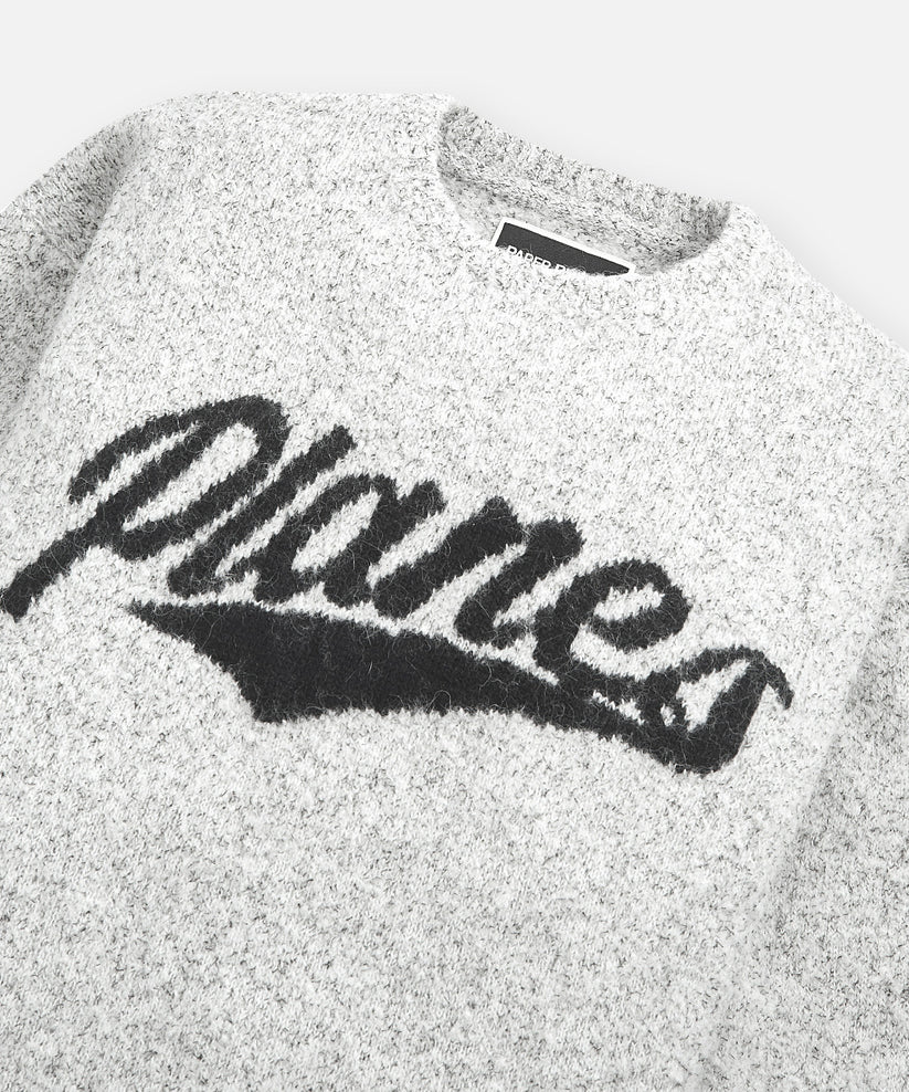 PAPER PLANES Planes Script Sweater Crewneck - Gravity NYC