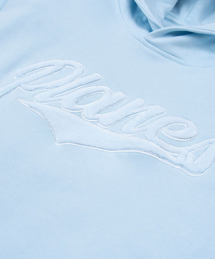 PAPER PLANES Script Fur Oversized Hoodie - Gravity NYC