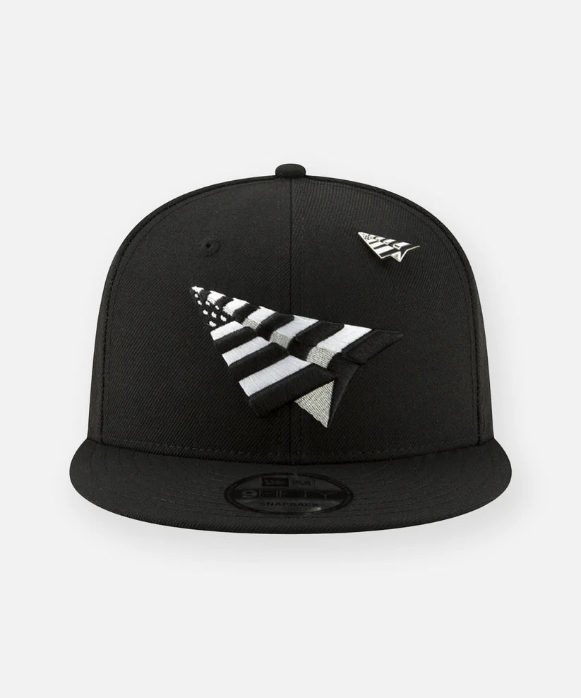 PAPER PLANES The Original Crown 9FIFTY Snapback Hat with Green Undervisor Gravity NYC