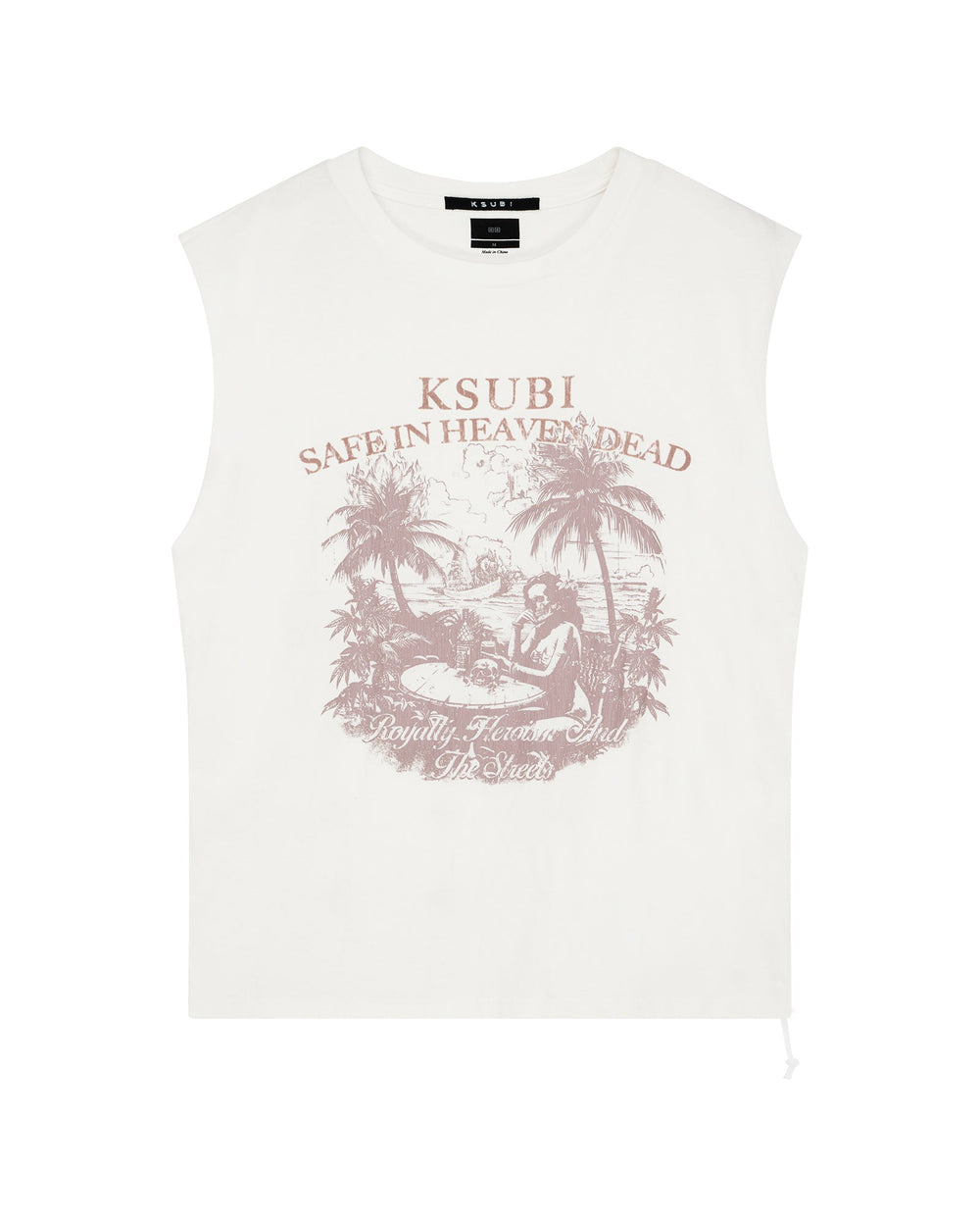 KSUBI Paradiso Cut Off Tee Vintage White - Gravity NYC