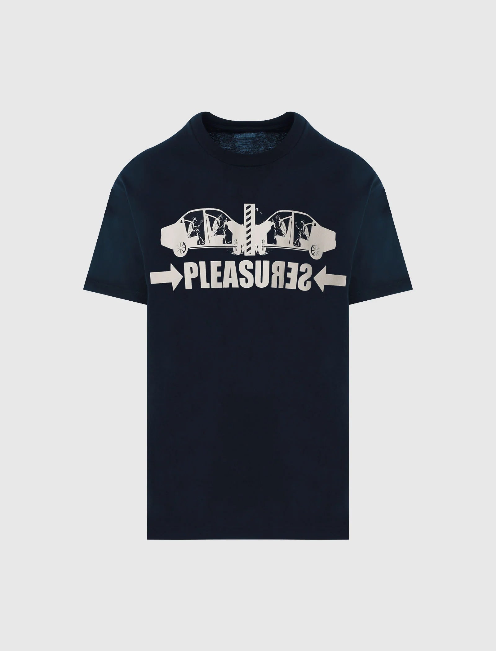 PLEASURES CRASH T-SHIRT Gravity NYC