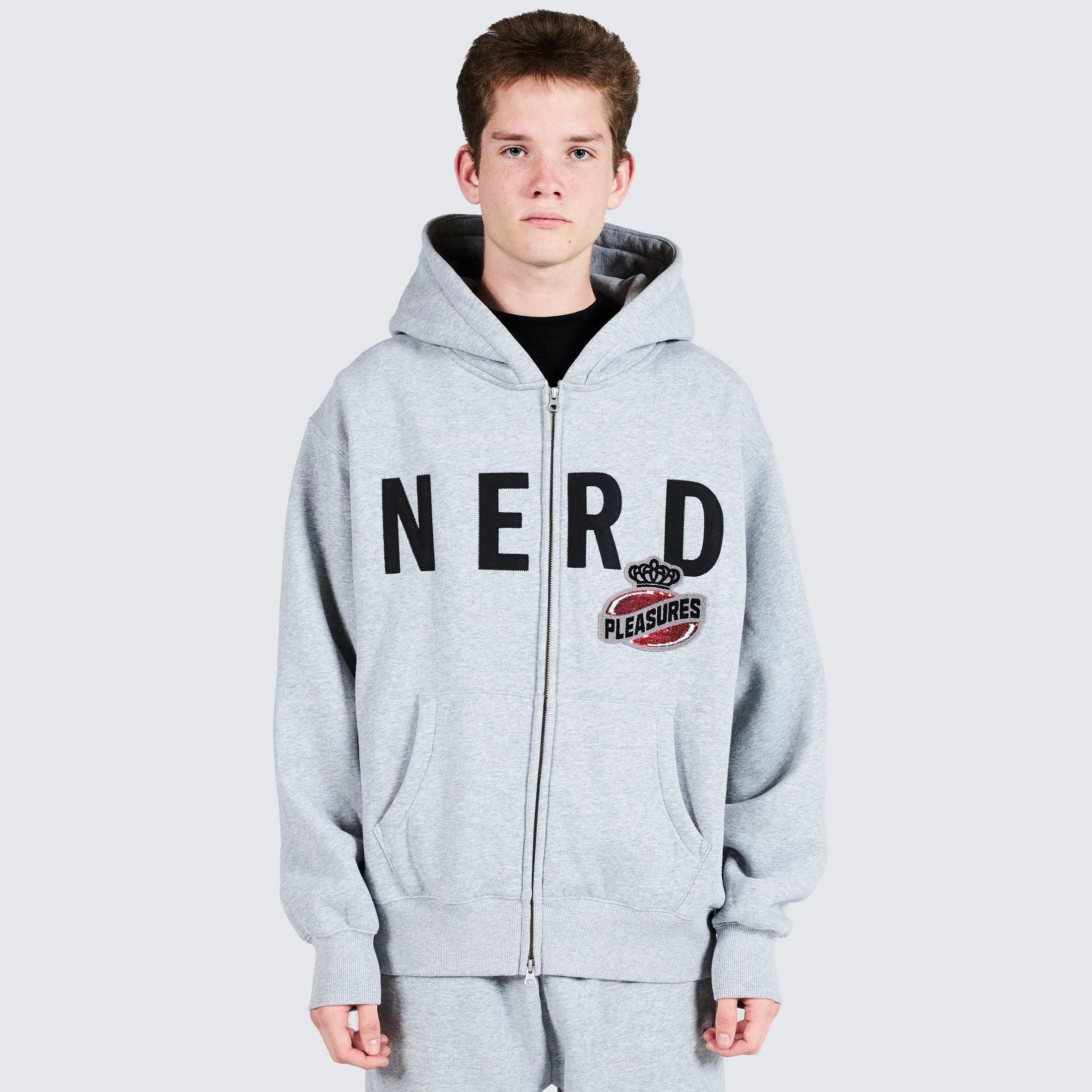 PLEASURES NERD ZIP UP HOODIE Gravity NYC