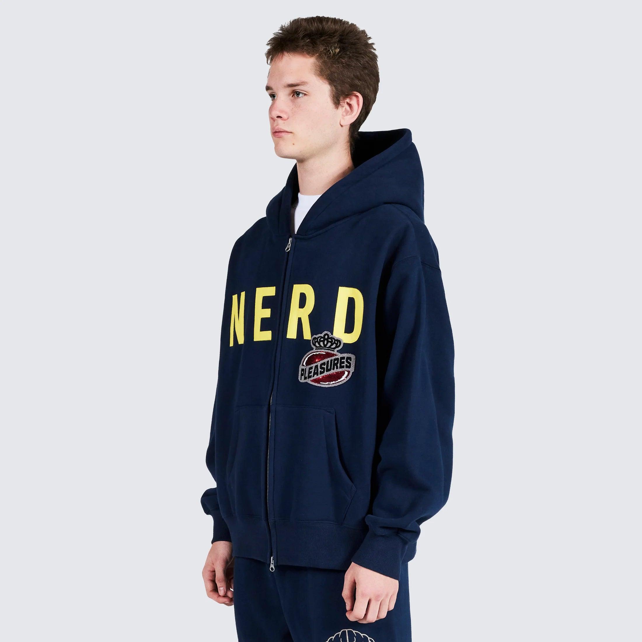 PLEASURES NERD ZIP UP HOODIE Gravity NYC