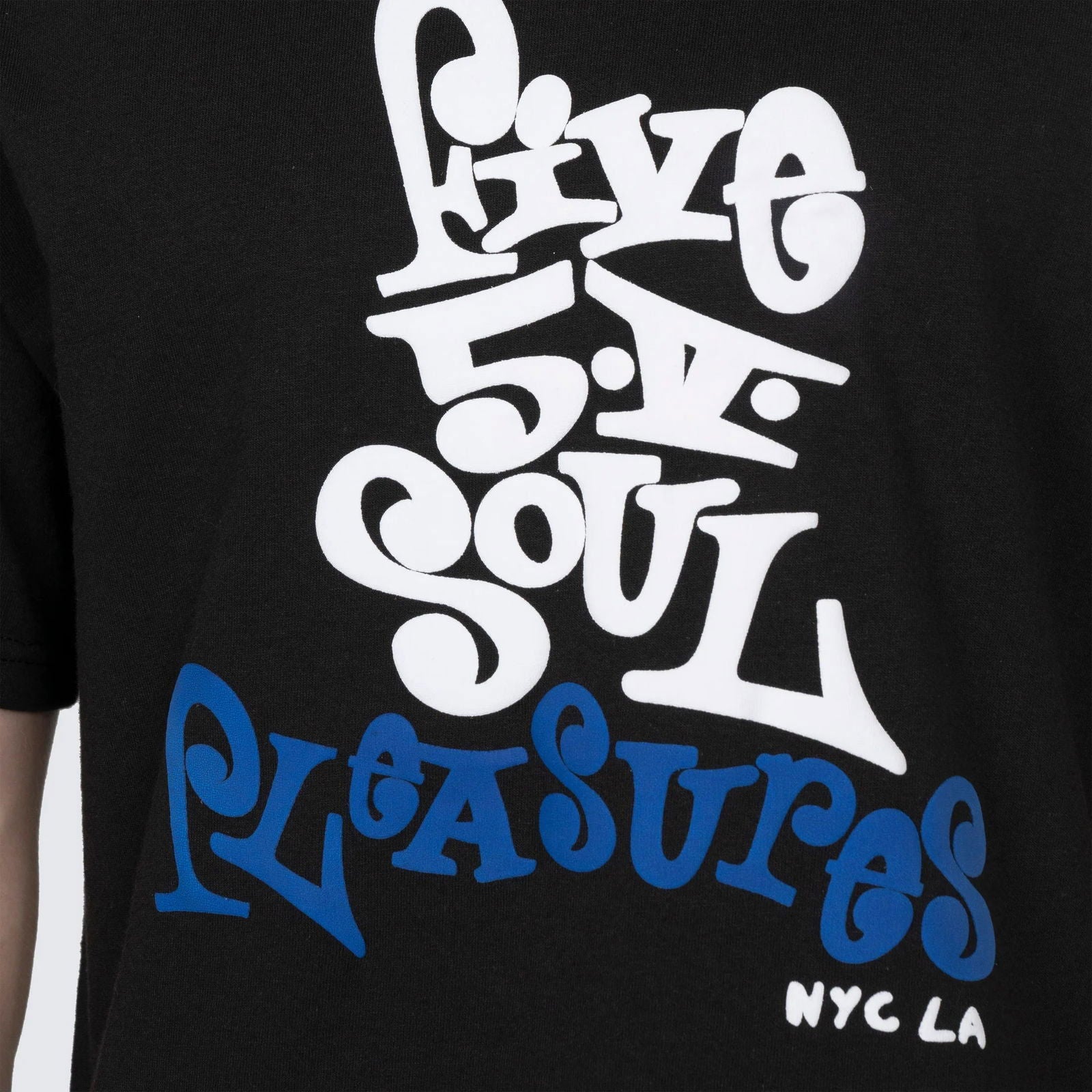 PLEASURES Five 5 V T-Shirt - Gravity NYC