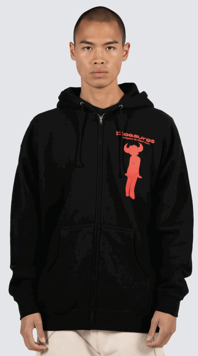 PLEASURES High Times Zip Hoodie - Gravity NYC