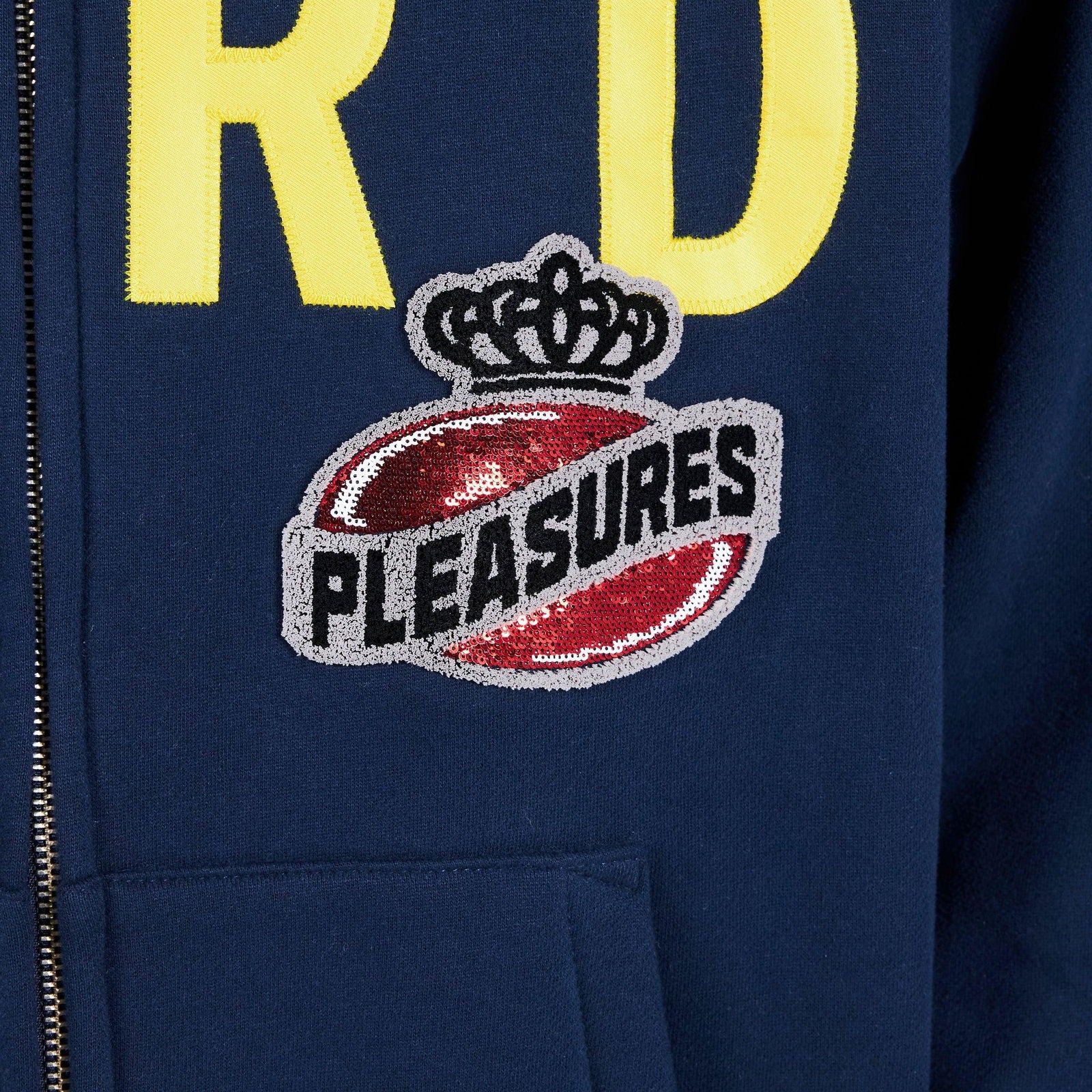 PLEASURES Nerd Zip-Up Hoodie