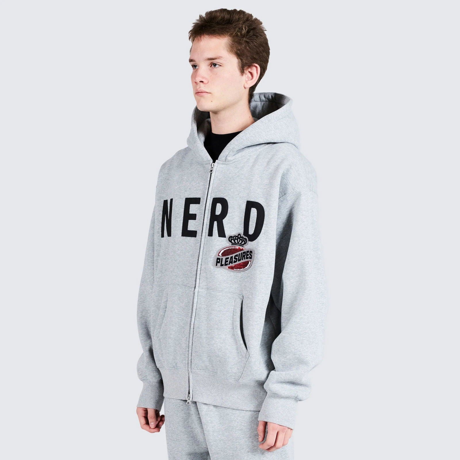 PLEASURES Nerd Zip-Up Hoodie