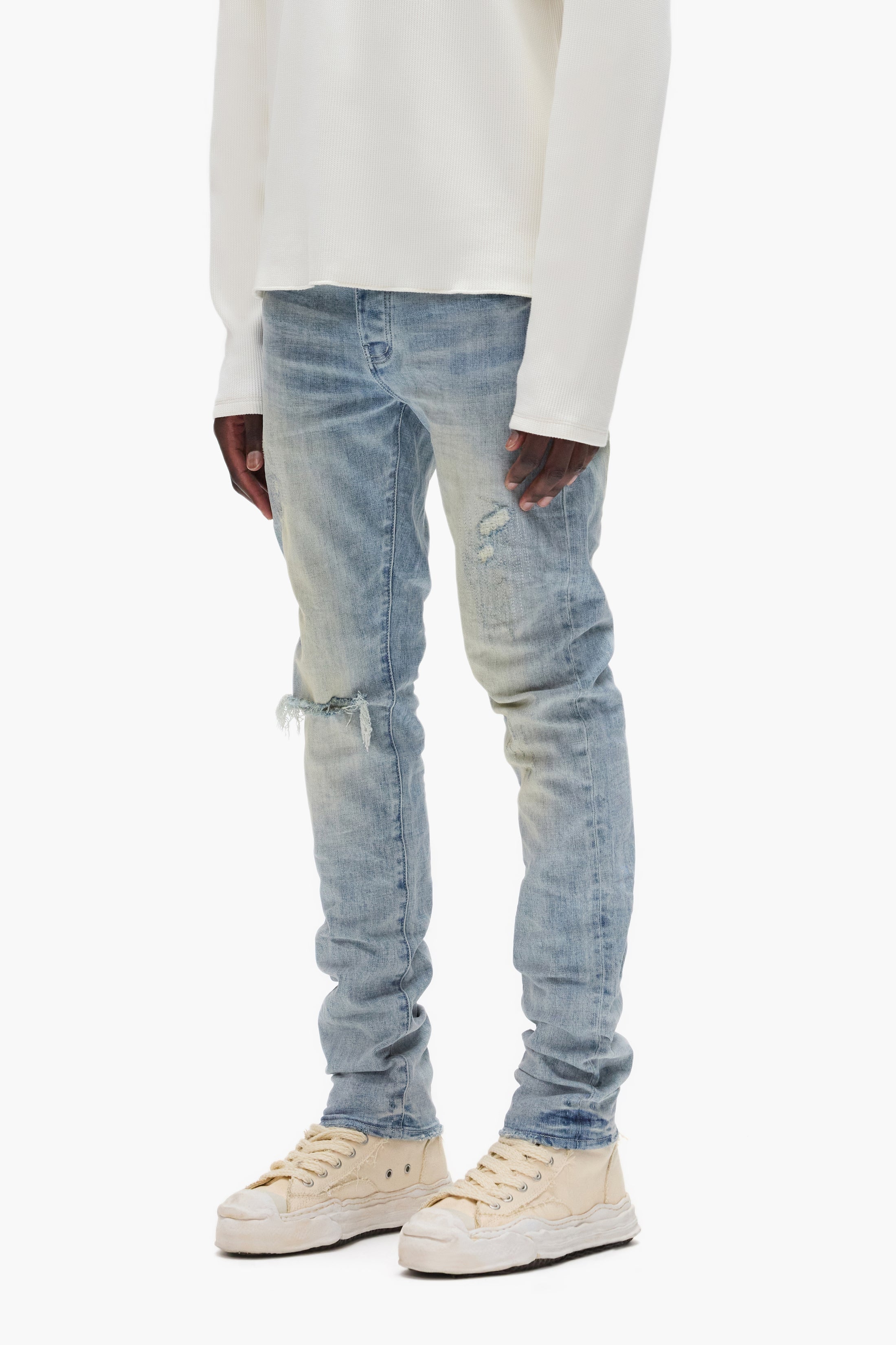 PURPLE BRAND Men's Skinny Fit Jeans and Denim at Gravity NYC