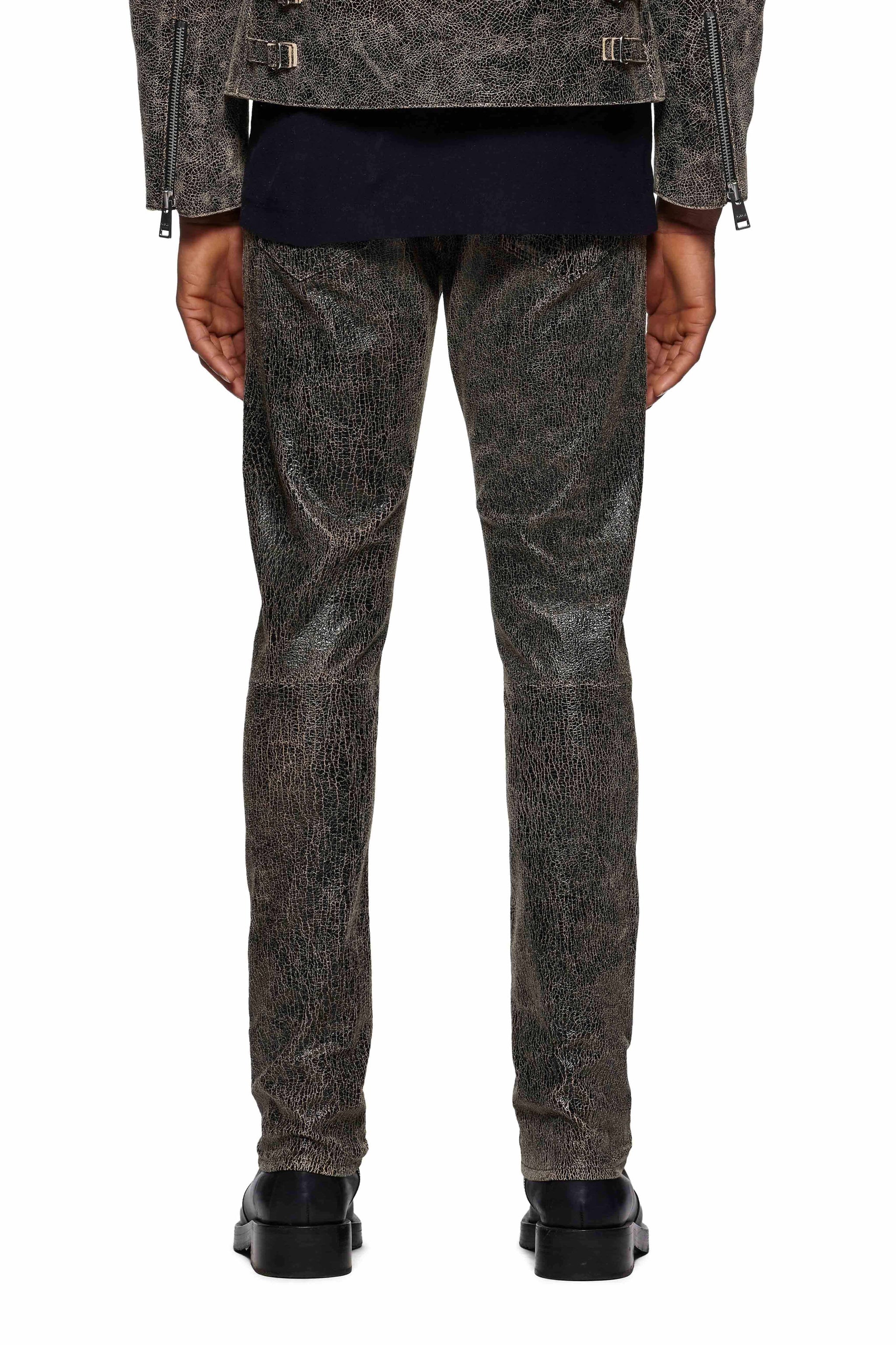 PURPLE BRAND P001 Slim Fit Leather Pant Gravity NYC