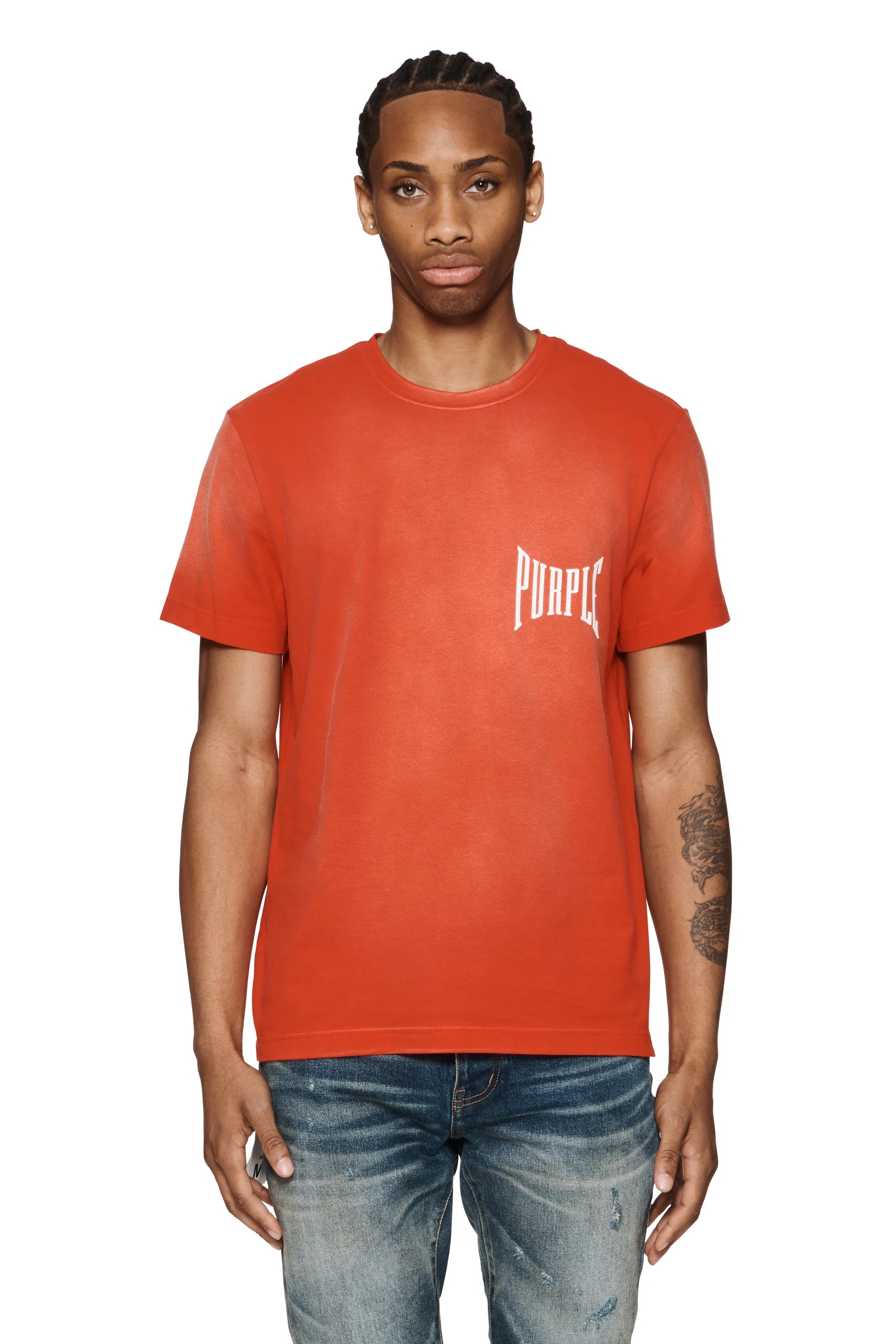 PURPLE BRAND P109 Uppercut Clean Jersey Tee Gravity NYC