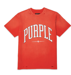 PURPLE BRAND P117 Collegiate T-Shirt (Red) Gravity NYC