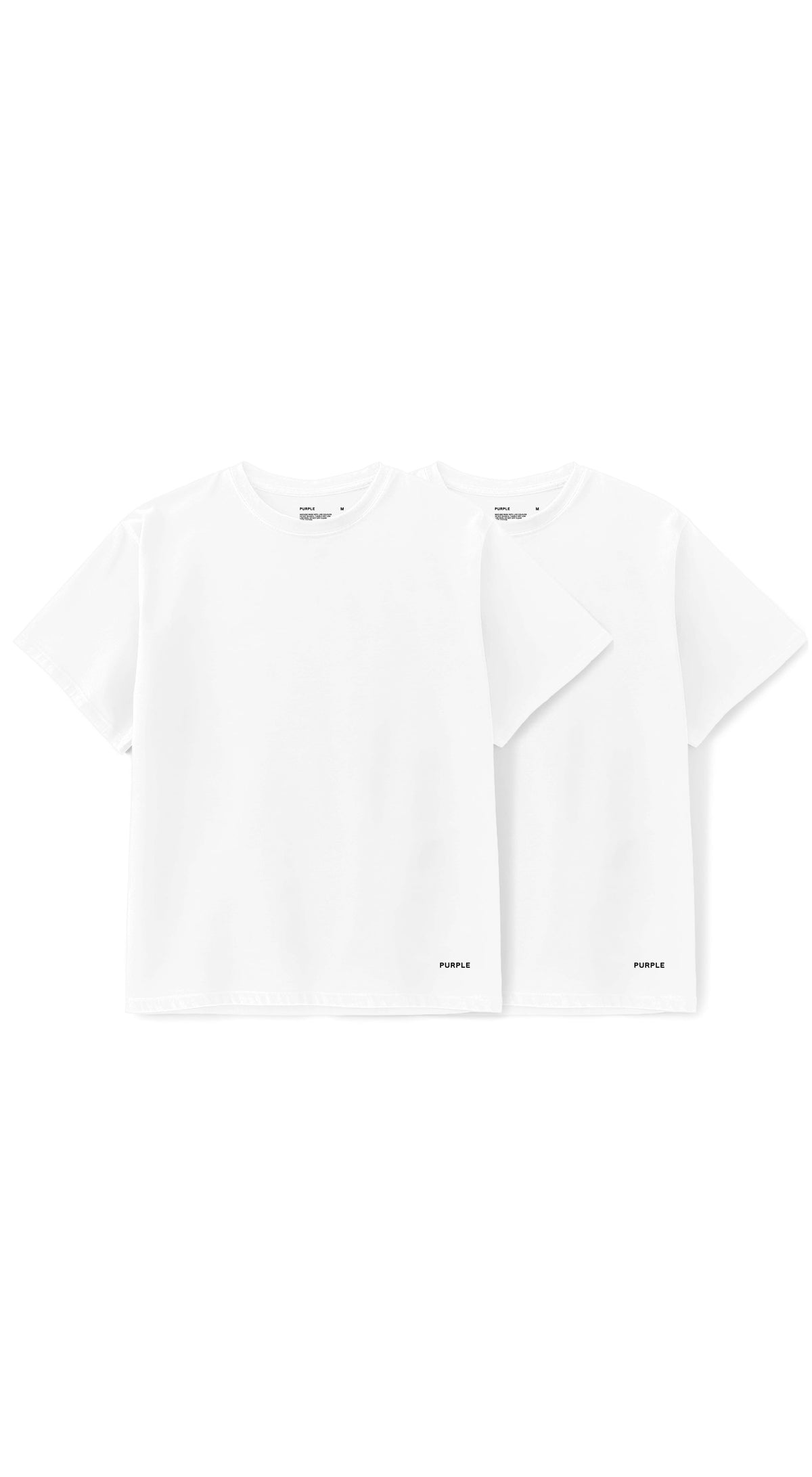 PURPLE BRAND P145 2-Pack Jersey SS Tee White Gravity NYC