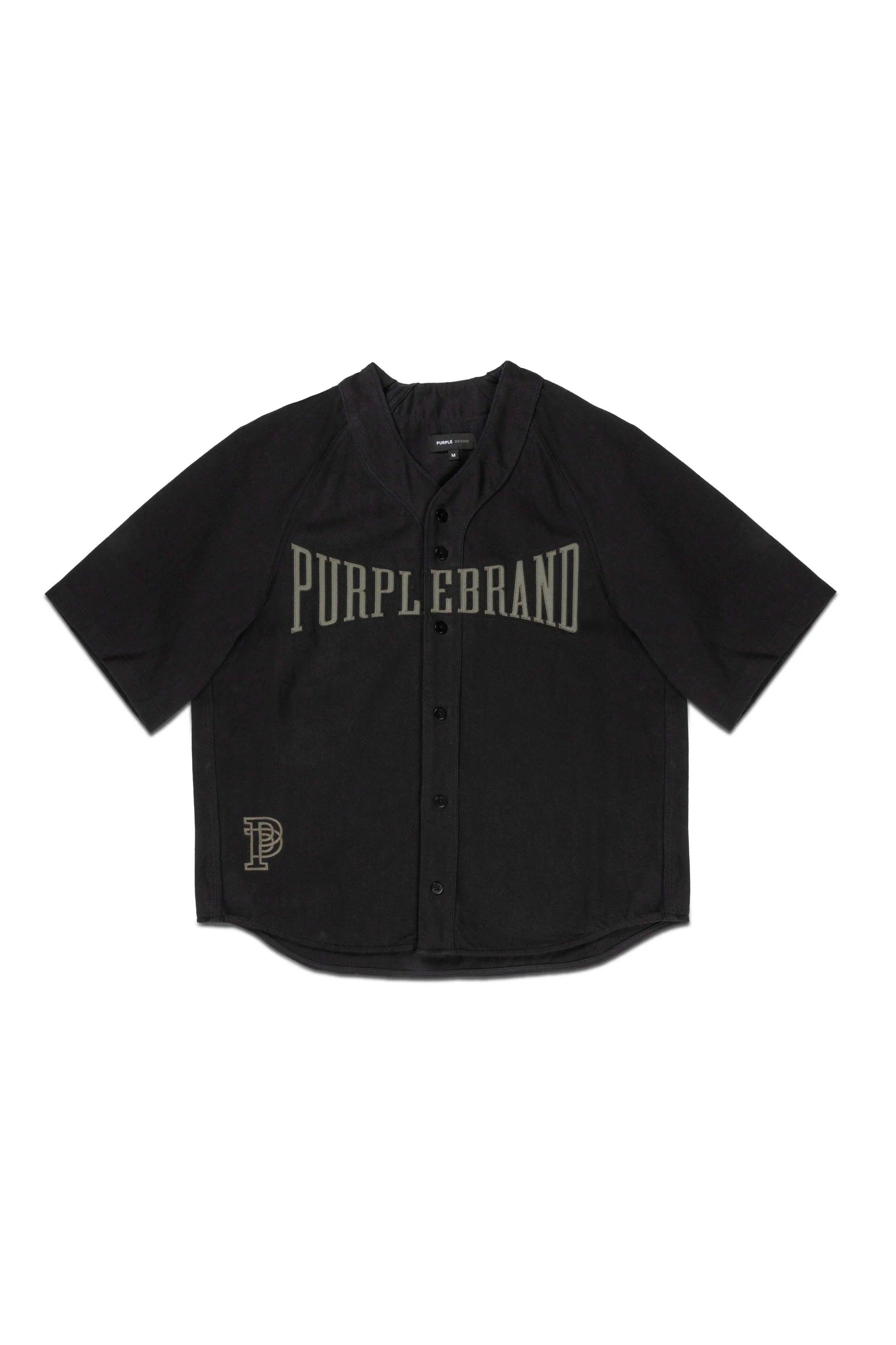 PURPLE BRAND P340 Baseball Shirt Gravity NYC