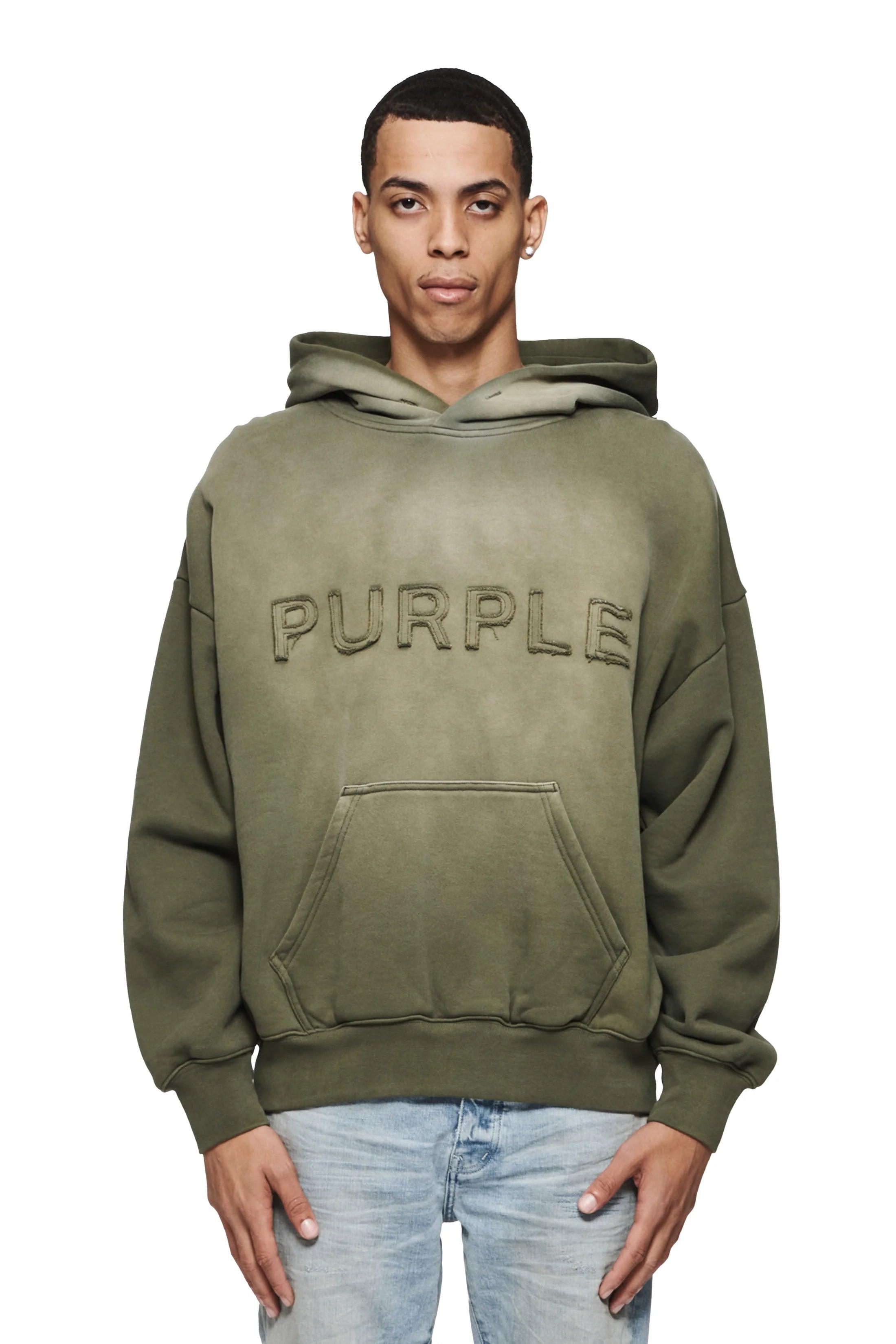 PURPLE BRAND P401 Cutout Wordmark Hoodie Gravity NYC