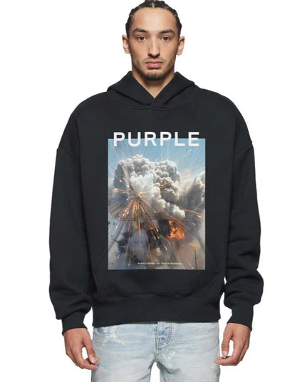 PURPLE BRAND P401 Fireworks Hoodie Gravity NYC