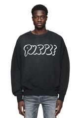 PURPLE BRAND P402 Outline Crewneck Gravity NYC