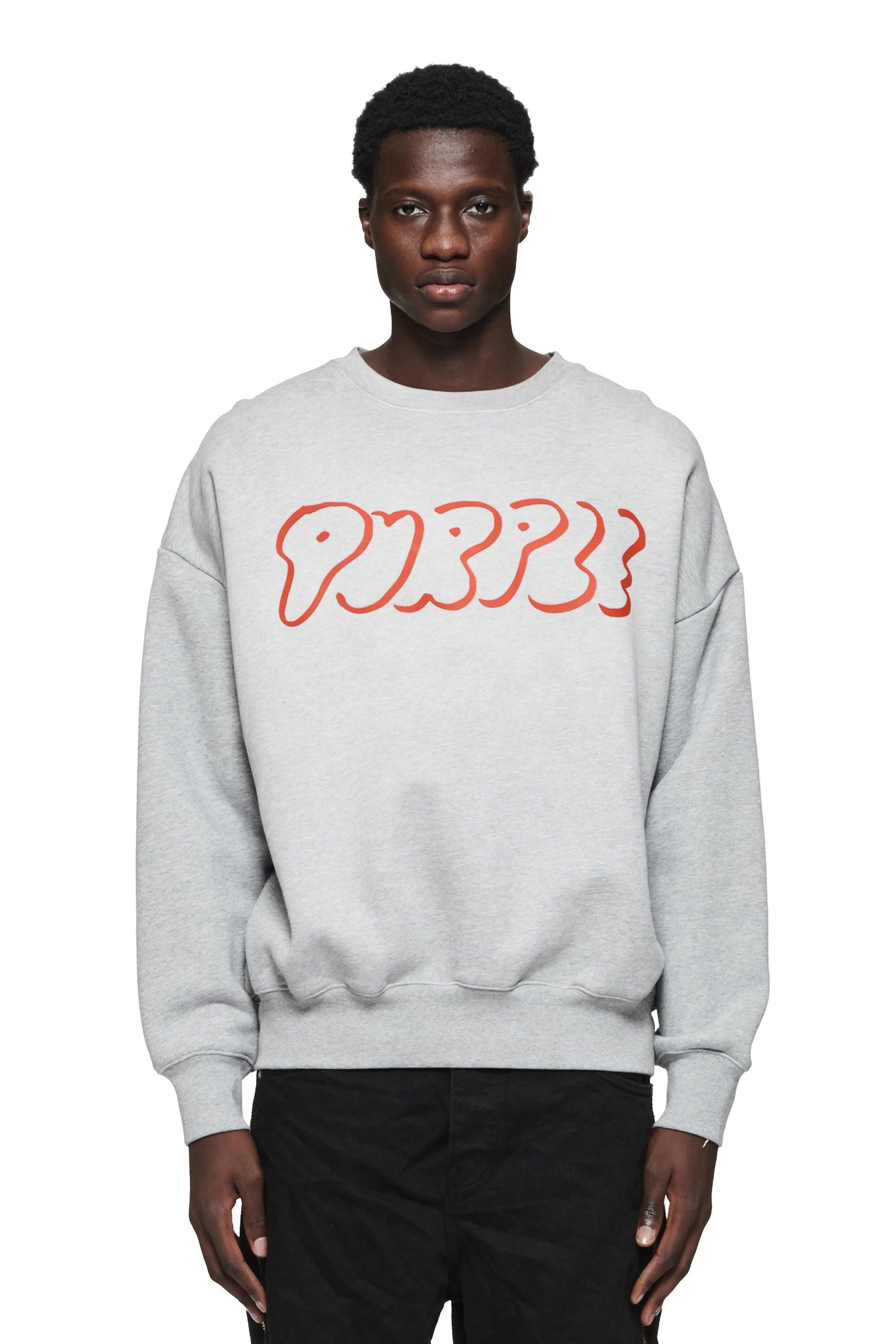 PURPLE BRAND P402 Outline Crewneck Gravity NYC