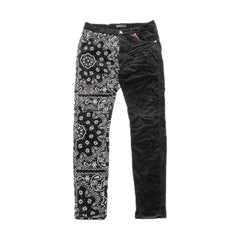 PURPLE BRAND P001 Corduroy Bandana Print Skinny - Gravity NYC