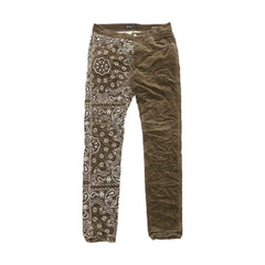 PURPLE BRAND P001 Corduroy Bandana Print Skinny - Gravity NYC