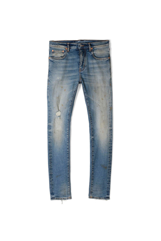 PURPLE BRAND P001 Faded Light Indigo Painter - Gravity NYC