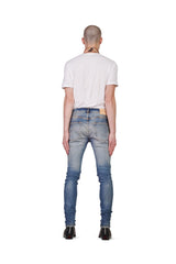 PURPLE BRAND P001 Faded Light Indigo Painter - Gravity NYC