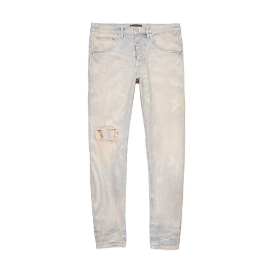 PURPLE BRAND P001 Hickory Stripe Vintage Blowout Skinny - Gravity NYC