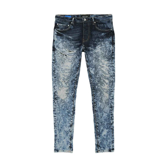PURPLE BRAND P001 Indigo Heavy Bleach Repair Skinny - Gravity NYC