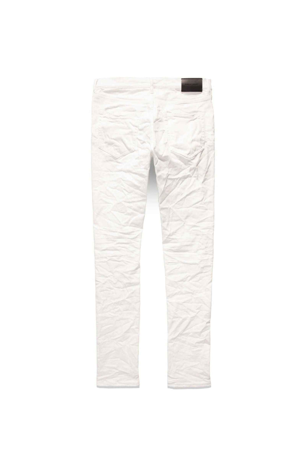 PURPLE BRAND P001 Optic White Knee Blowout - Gravity NYC