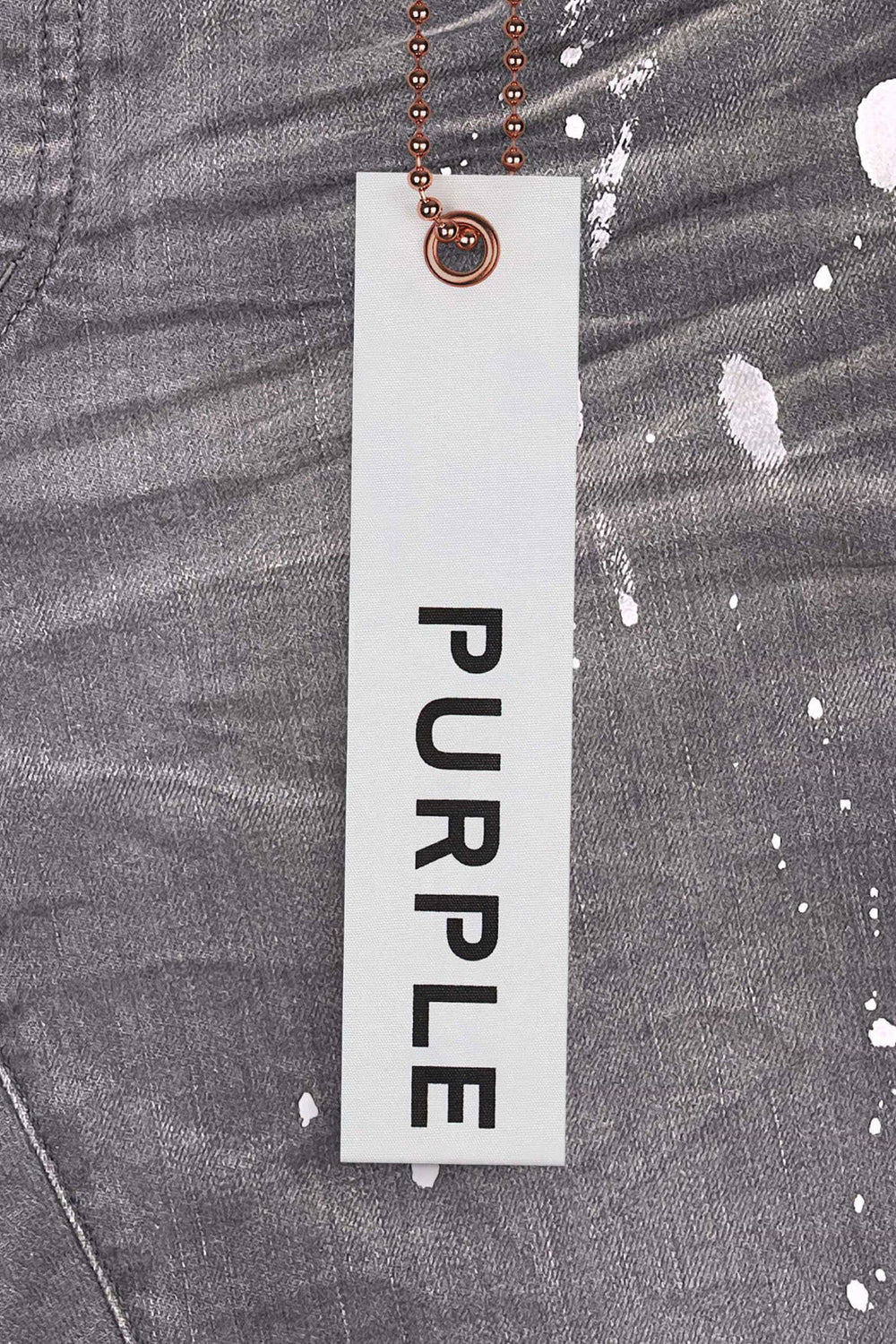 PURPLE BRAND P001 Worn Grey Knee Slit - Gravity NYC