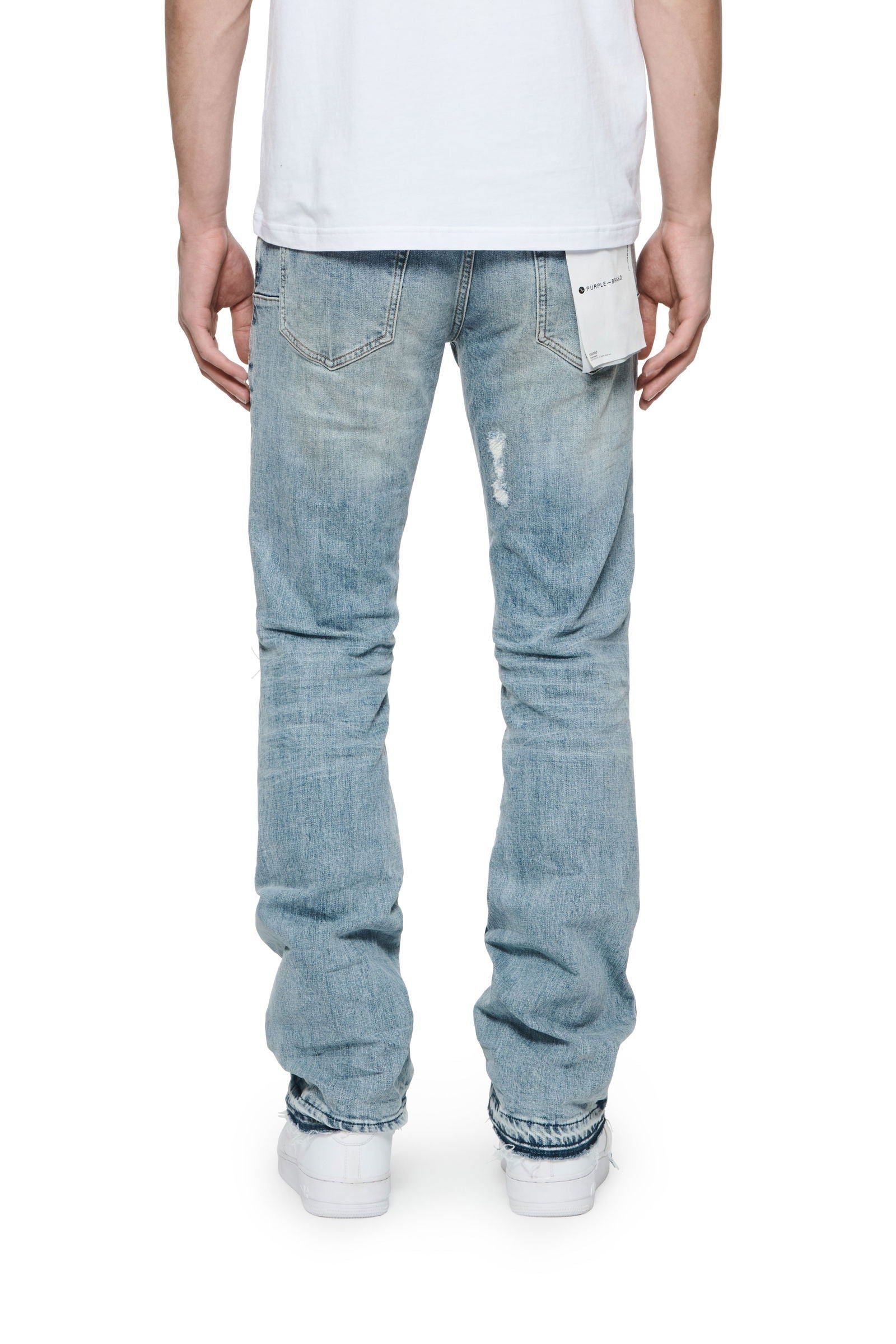 PURPLE BRAND P004 Light Indigo Vintage Flare Jeans - Gravity NYC