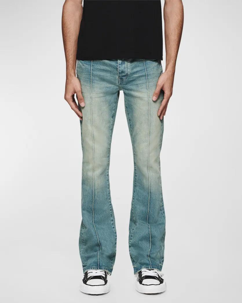 PURPLE BRAND P004 Pintuck Flare Overdye - Gravity NYC