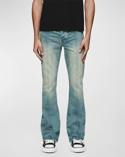 PURPLE BRAND P004 Pintuck Flare Overdye - Gravity NYC