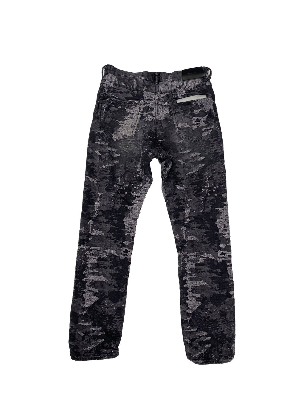 PURPLE BRAND P005 Jacquard Slim Straight Black - Gravity NYC