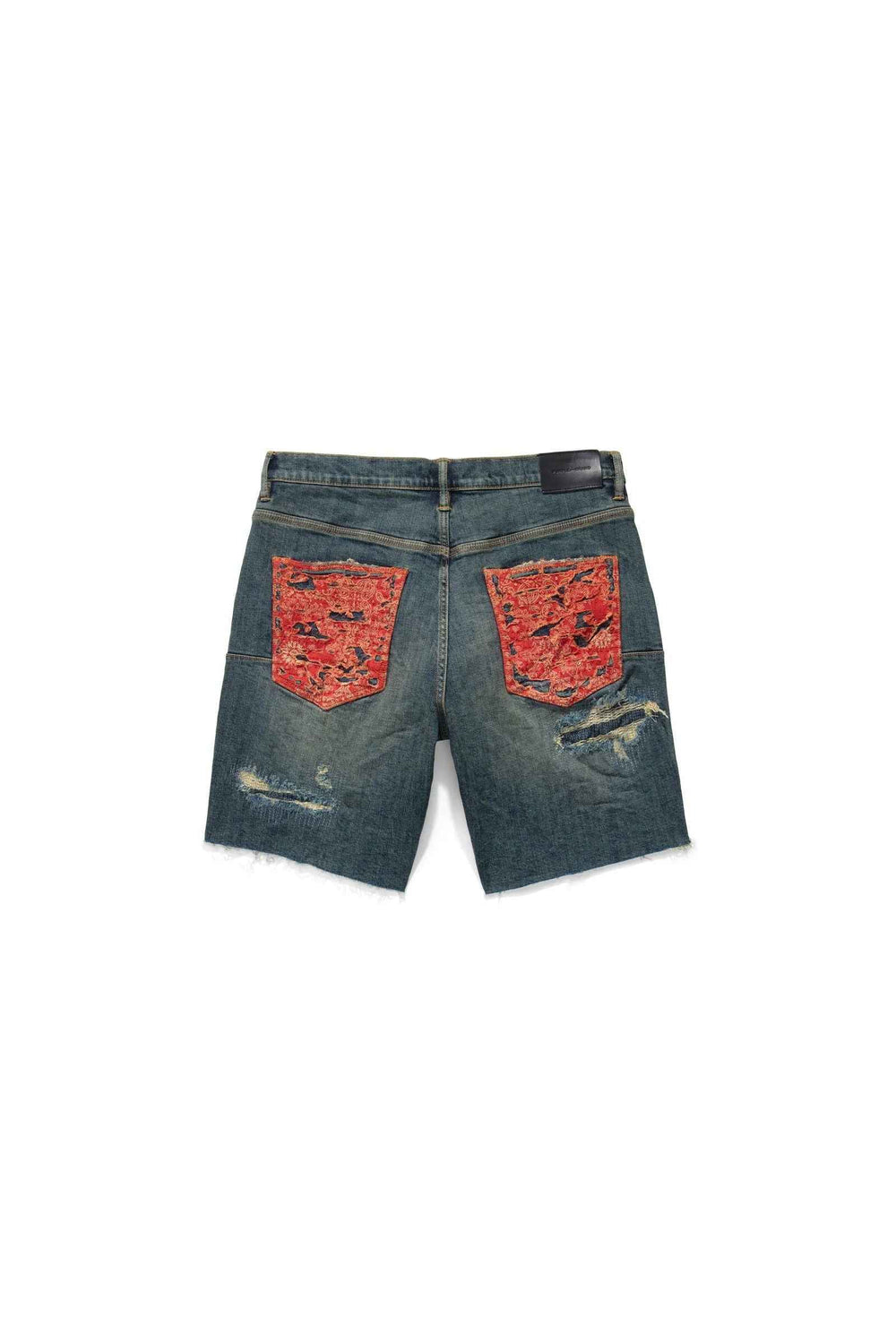 PURPLE BRAND P021 Relaxed Fit Short Quilted Destroy - Gravity NYC