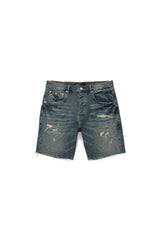 PURPLE BRAND P021 Relaxed Fit Short Quilted Destroy Gravity NYC