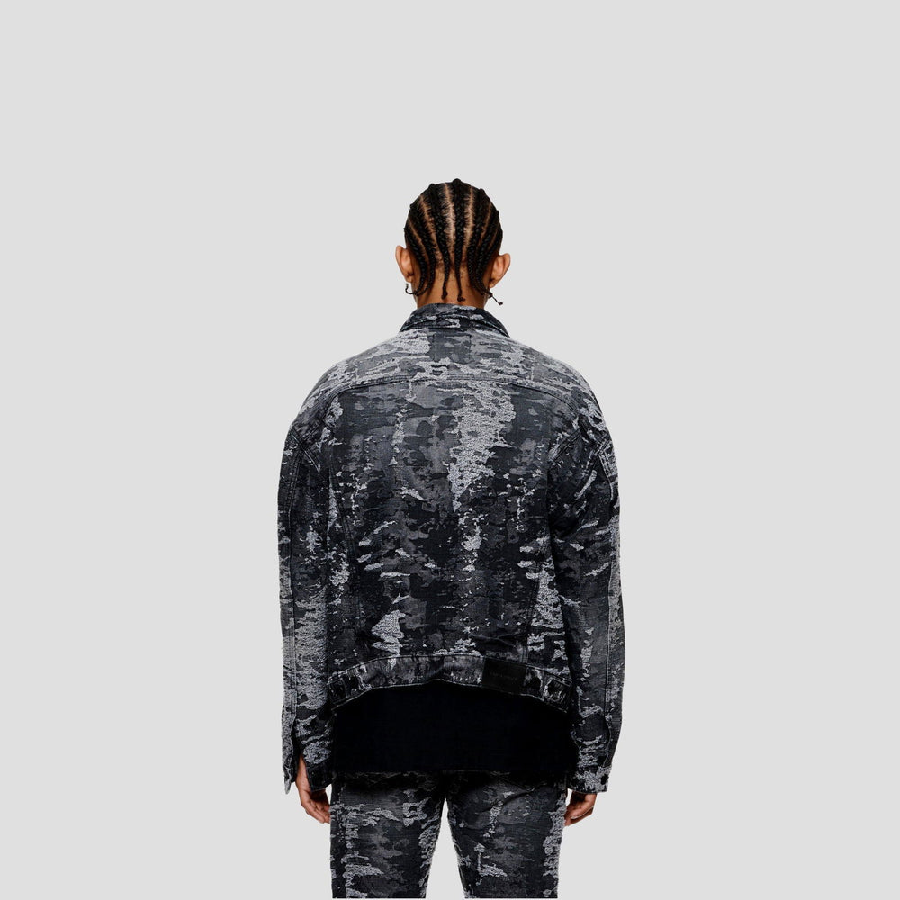 PURPLE BRAND P027 Oversized Jacquard Jacket - Gravity NYC