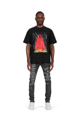 PURPLE BRAND P104 Astral Jersey Short Sleeve Tee Gravity NYC