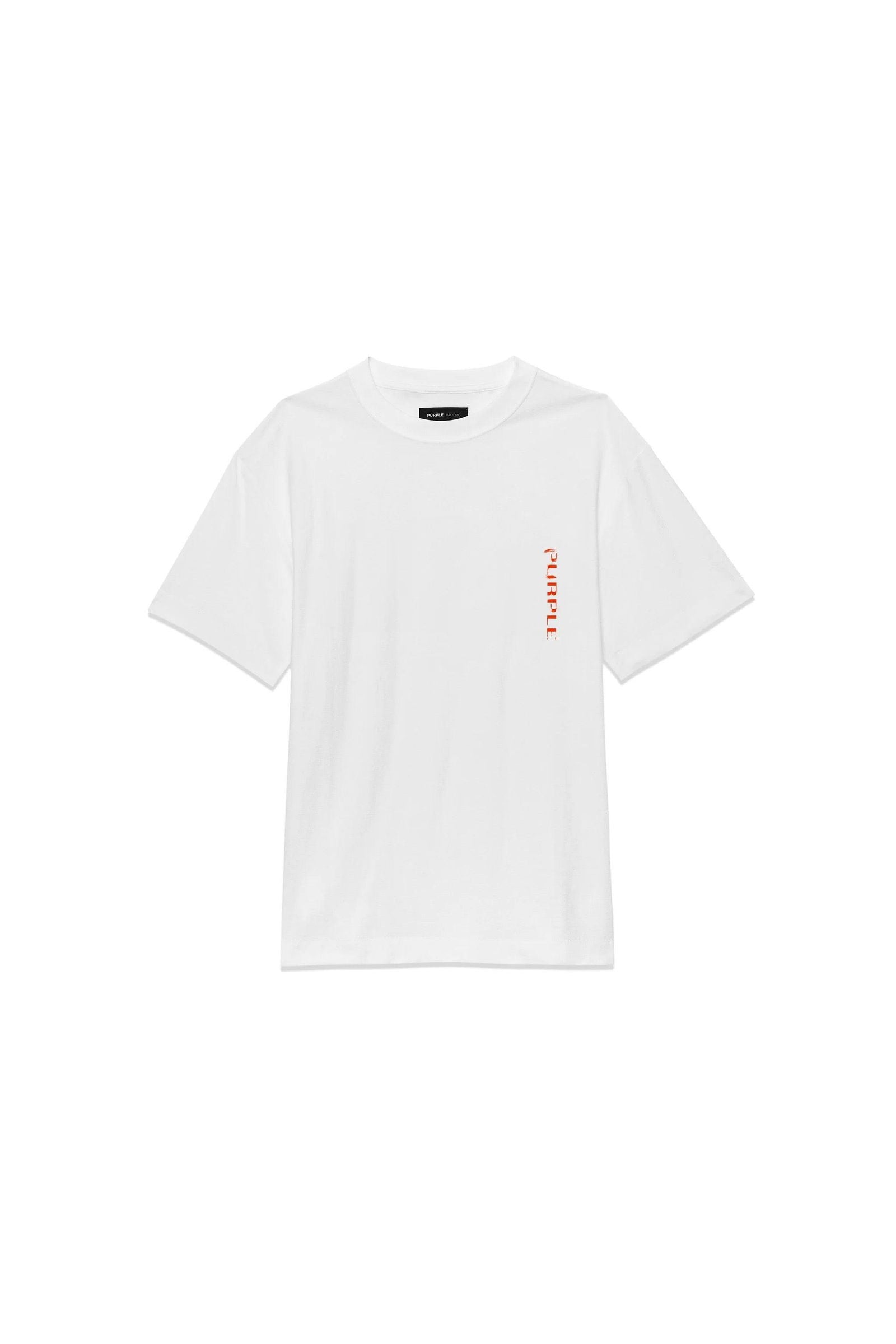 PURPLE BRAND P104 Scuffed Wordmark Tee