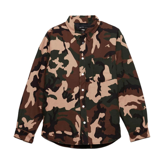 PURPLE BRAND P323 Camo Twill Down Shirt - Gravity NYC