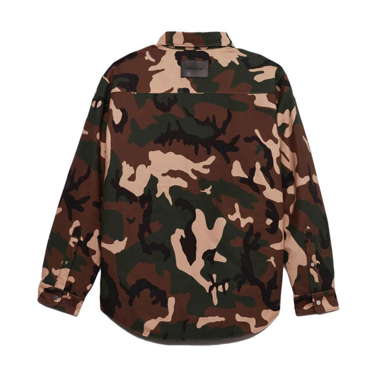 PURPLE BRAND P323 Camo Twill Down Shirt - Gravity NYC
