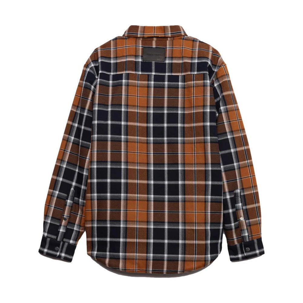 PURPLE BRAND P323 Gold Plaid Down Shirt - Gravity NYC