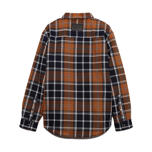 PURPLE BRAND P323 Gold Plaid Down Shirt - Gravity NYC