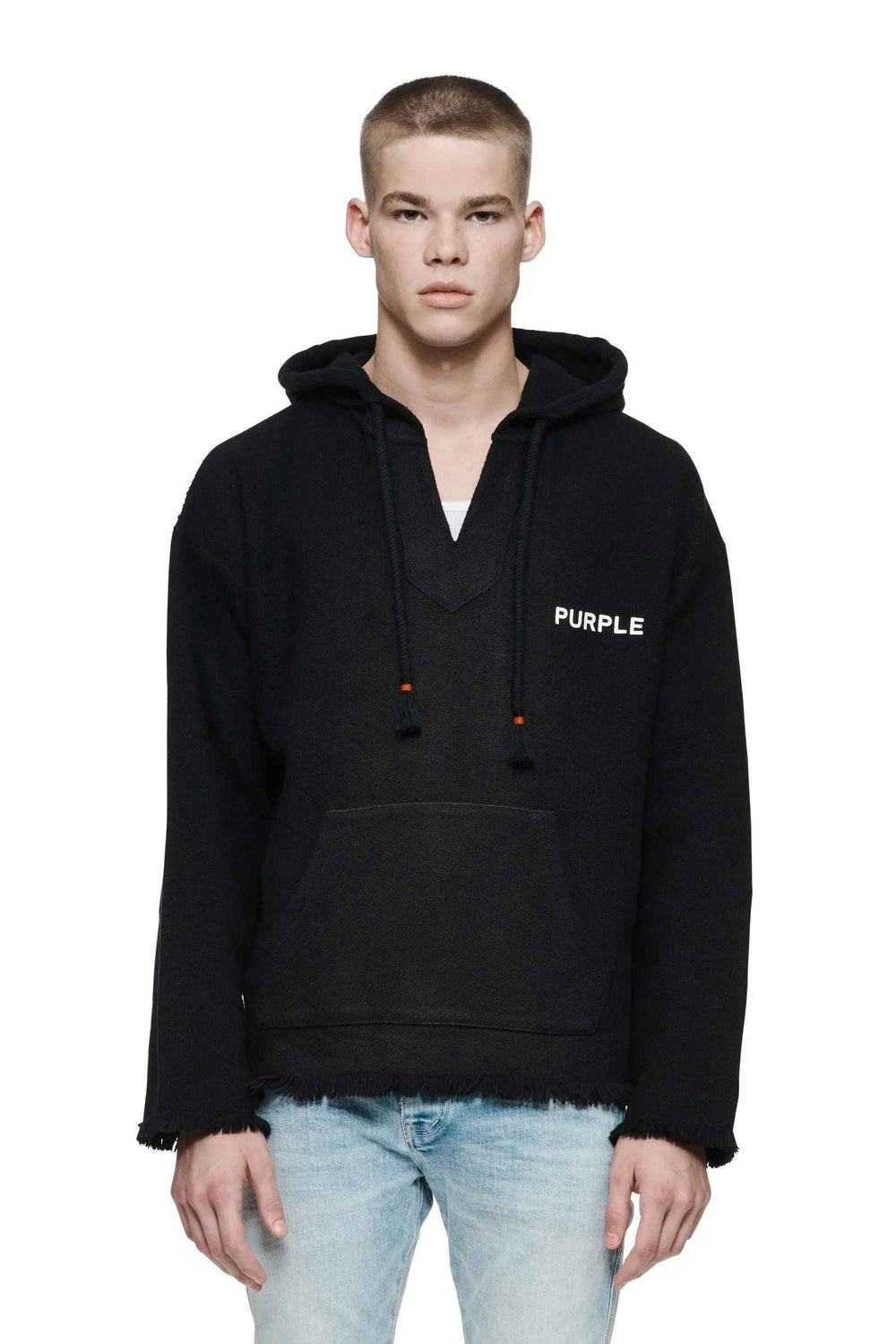 PURPLE BRAND P324 Wordmark Beach Hoodie - Gravity NYC