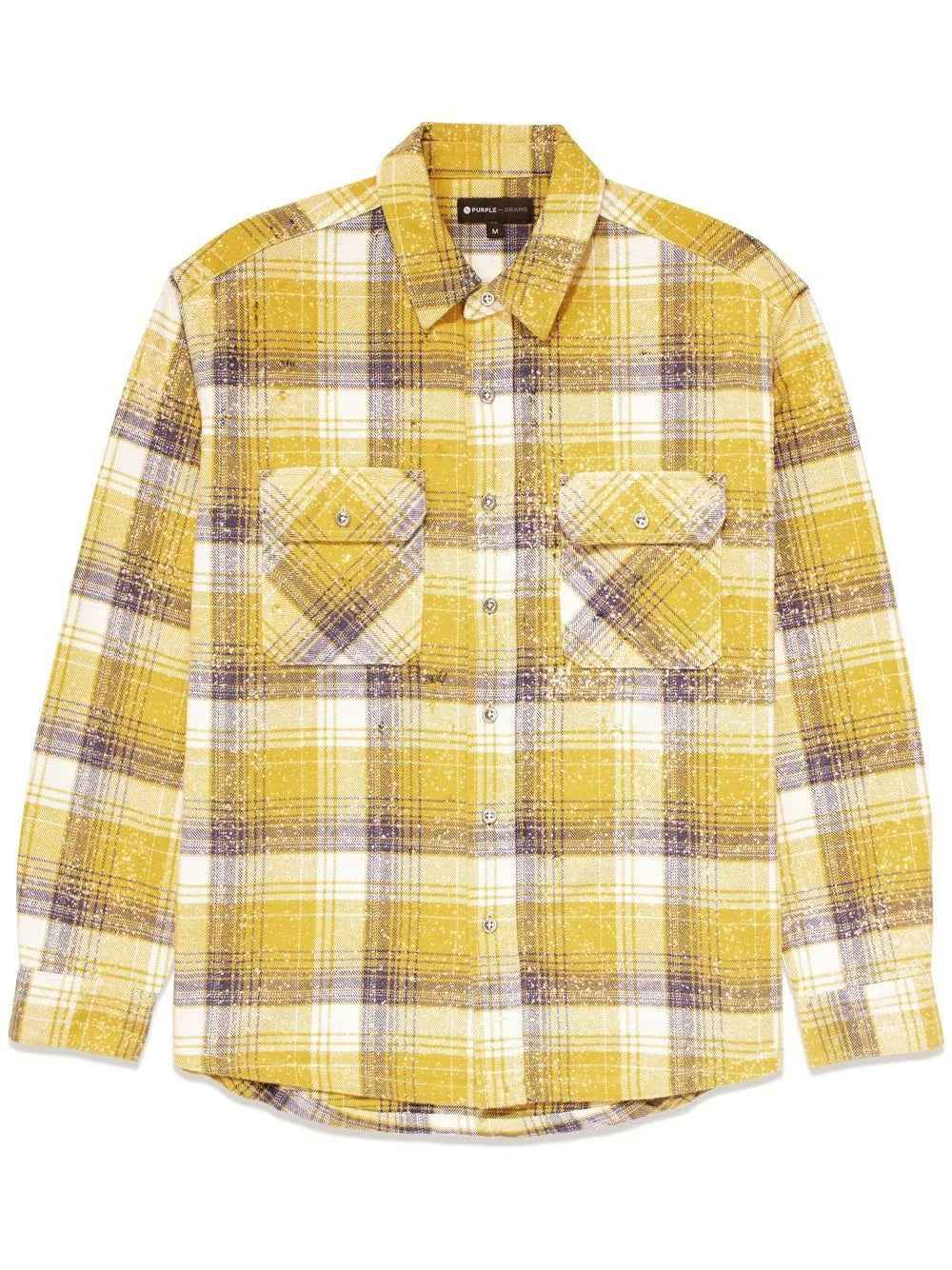PURPLE BRAND P331 Plaid LS Shirt - Gravity NYC