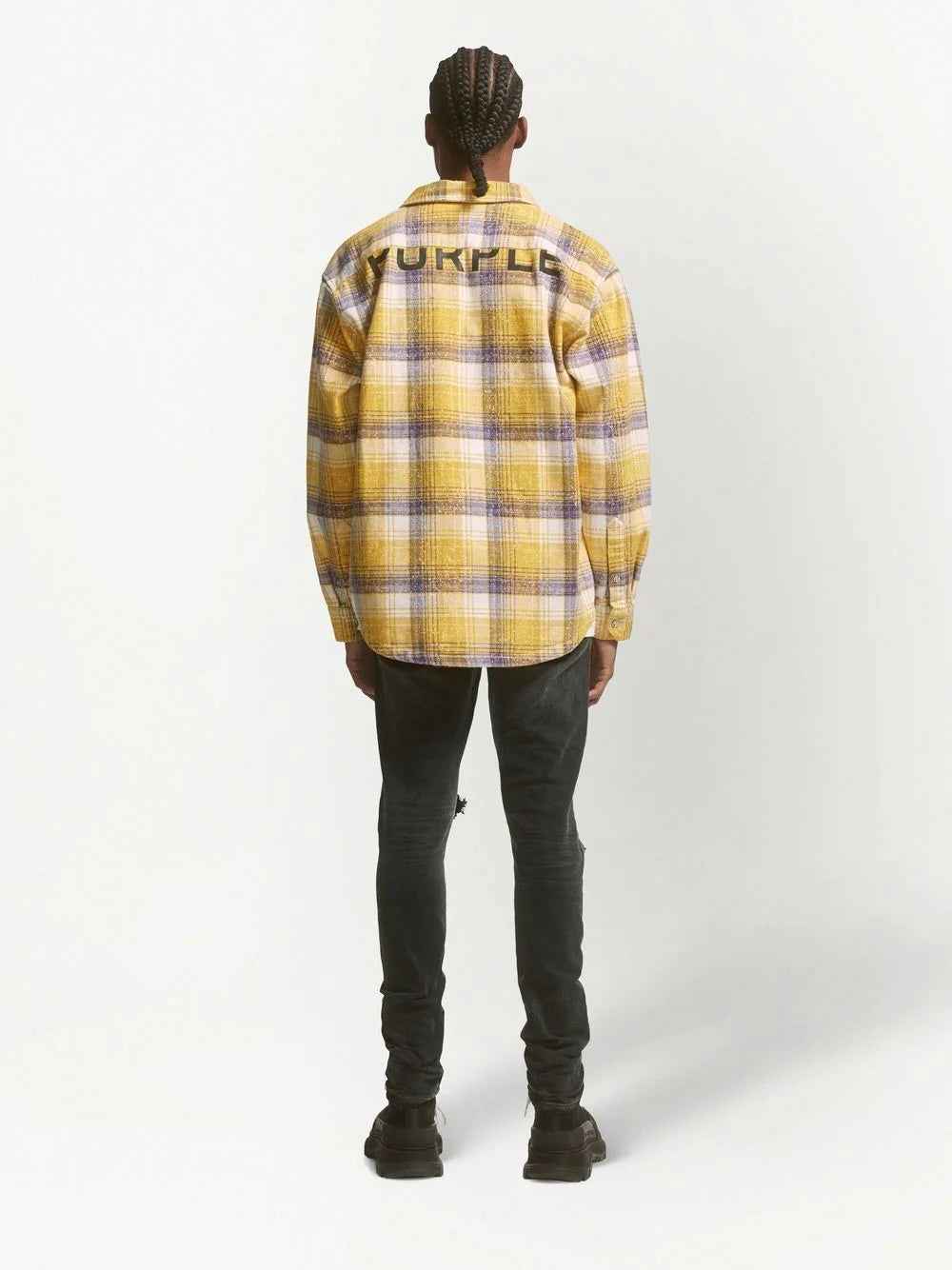 PURPLE BRAND P331 Plaid LS Shirt - Gravity NYC