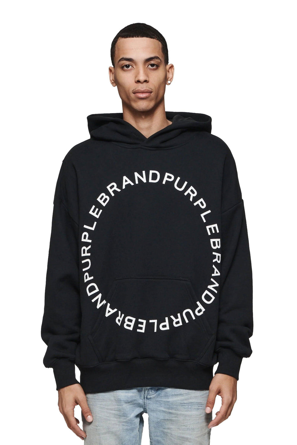 PURPLE BRAND P401 Circle Wordmark Hoodie - Gravity NYC