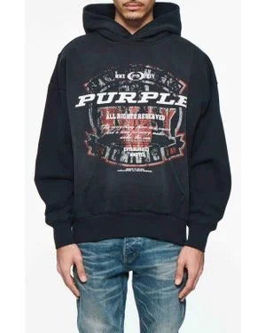 PURPLE BRAND P401 Heavyweight Fleece Pullover Hoodie - Gravity NYC