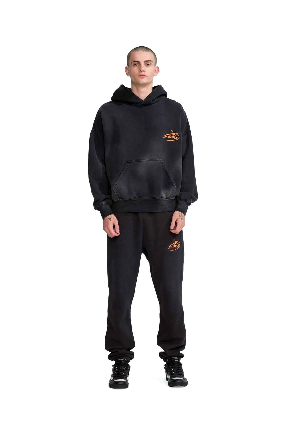PURPLE BRAND P401 Imprint Oversized Hoodie - Gravity NYC